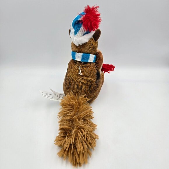 Gemmy Animated Squirrel Plush Christmas Friend Musical Tested Works Read - Picture 8 of 11